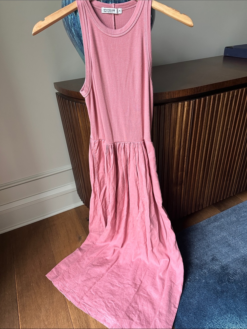 Stateside Dusty Rose Sleeveless Maxi Dress